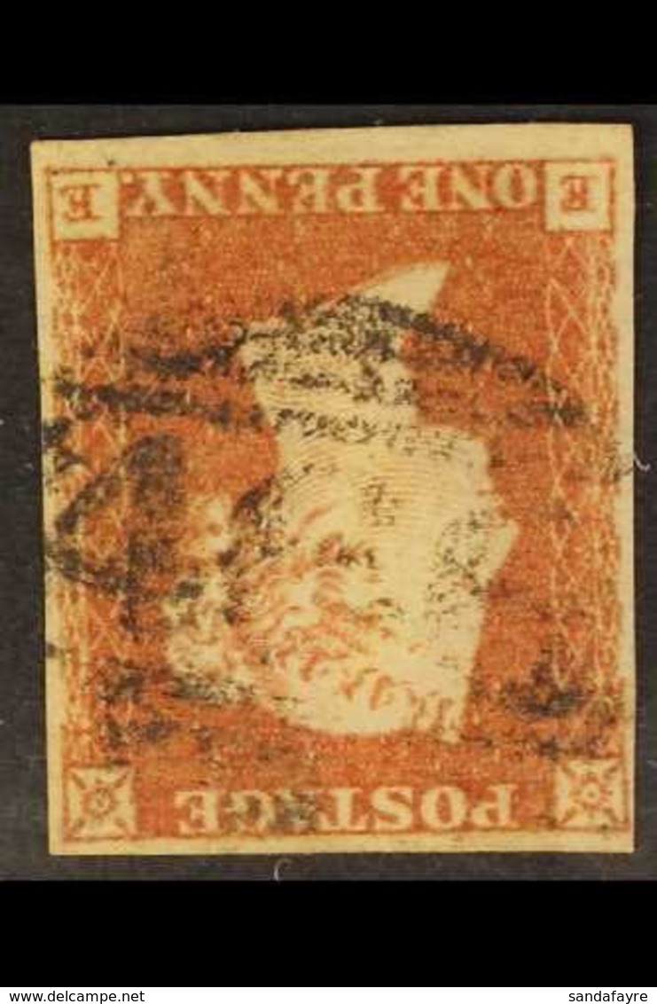 1841 1d Red-brown, "E E" Check Letters, WATERMARK INVERTED, SG 8Wi, Good To Fine Used, Four Margins. For More Images, Pl - Other & Unclassified