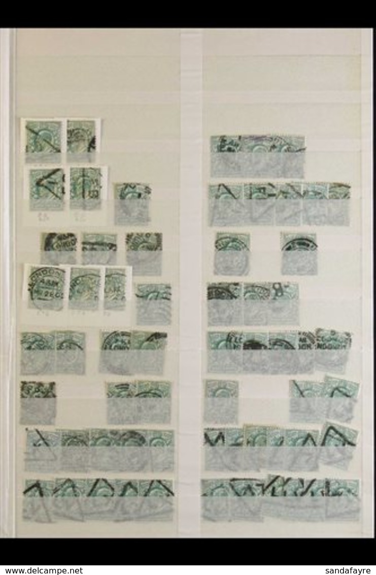 1902-11 COMMERCIAL PERFINS COLLECTION. An Interesting Collection Of Used KEVII Stamps With Values To 2s6d (x5) Presented - Sin Clasificación