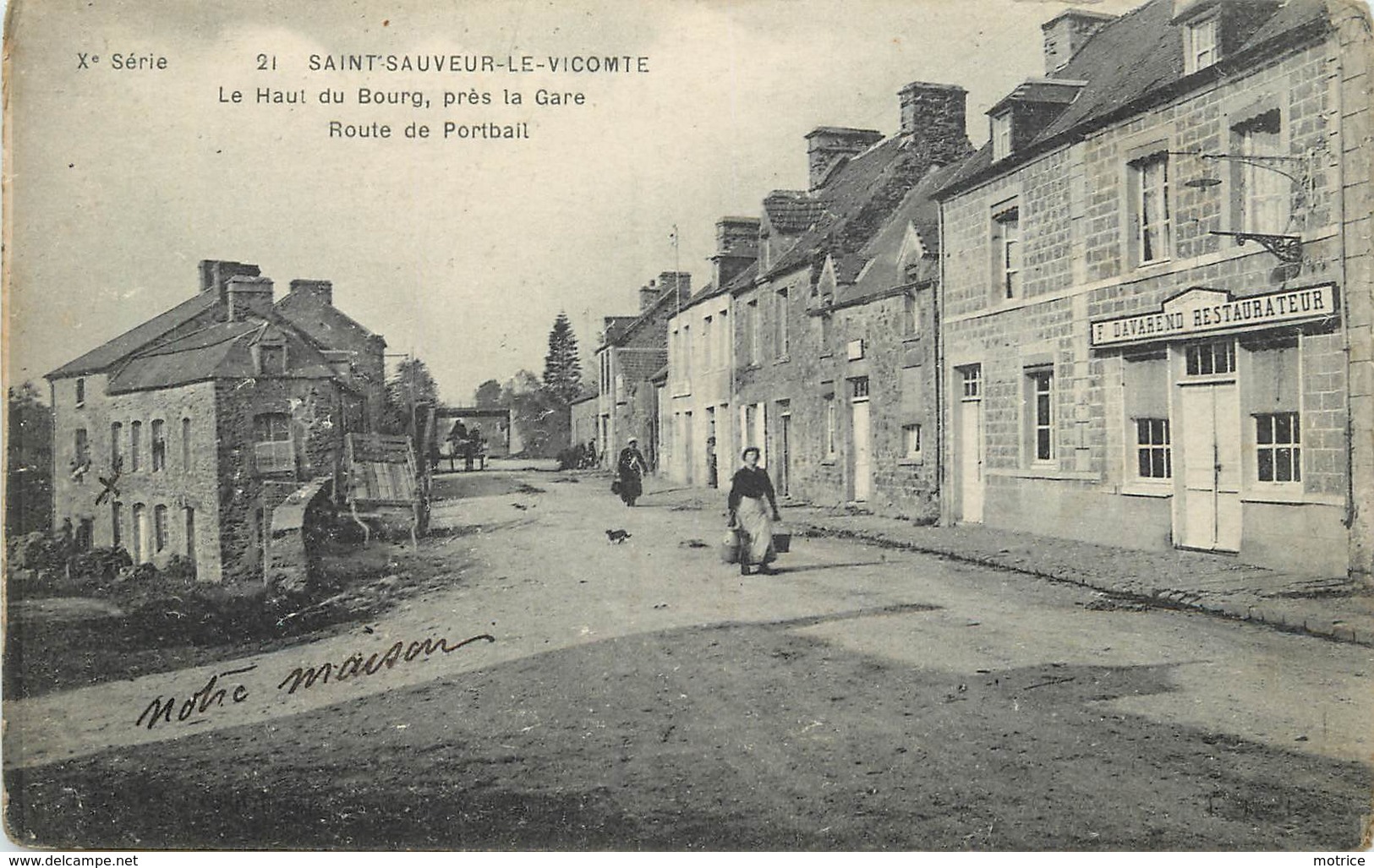 SAINT SAUVEUR LE VICOMTE - Le Haut Du Bourg, Près De La Gare, Route De Portbail. - Saint Sauveur Le Vicomte