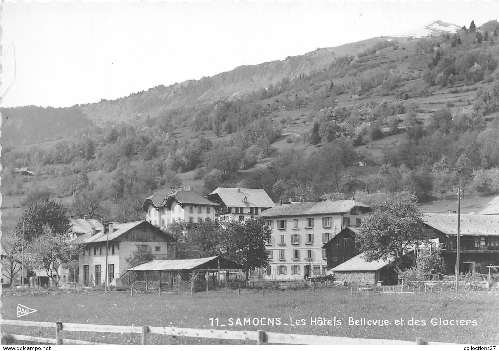 74-SAMOENS- LES HÔTELS BELLEVUE ET DES GLACIERS - Samoëns