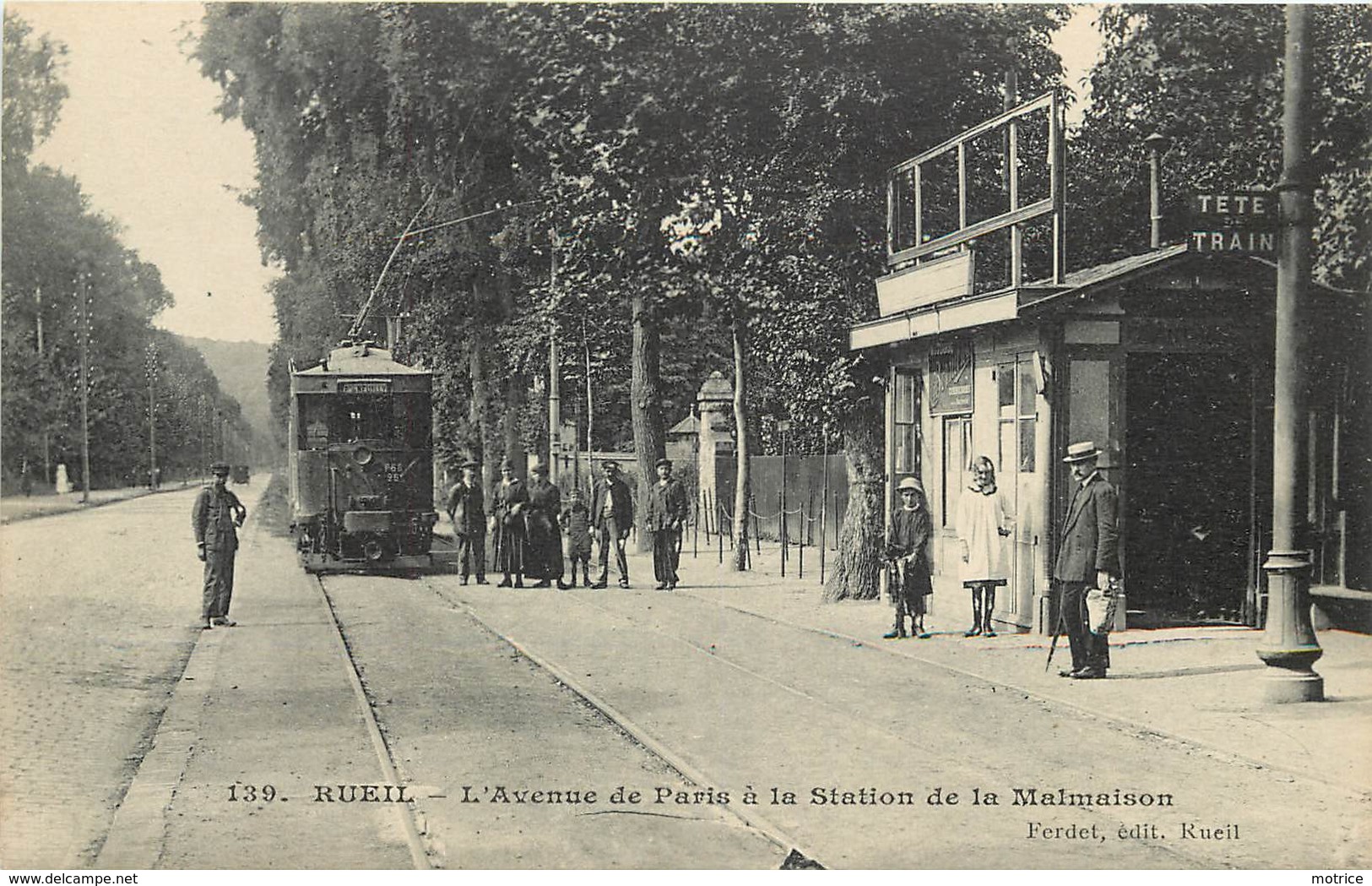 RUEIL - L'avenue De Paris à La Station De La Malmaison, Tramway. - Tramways