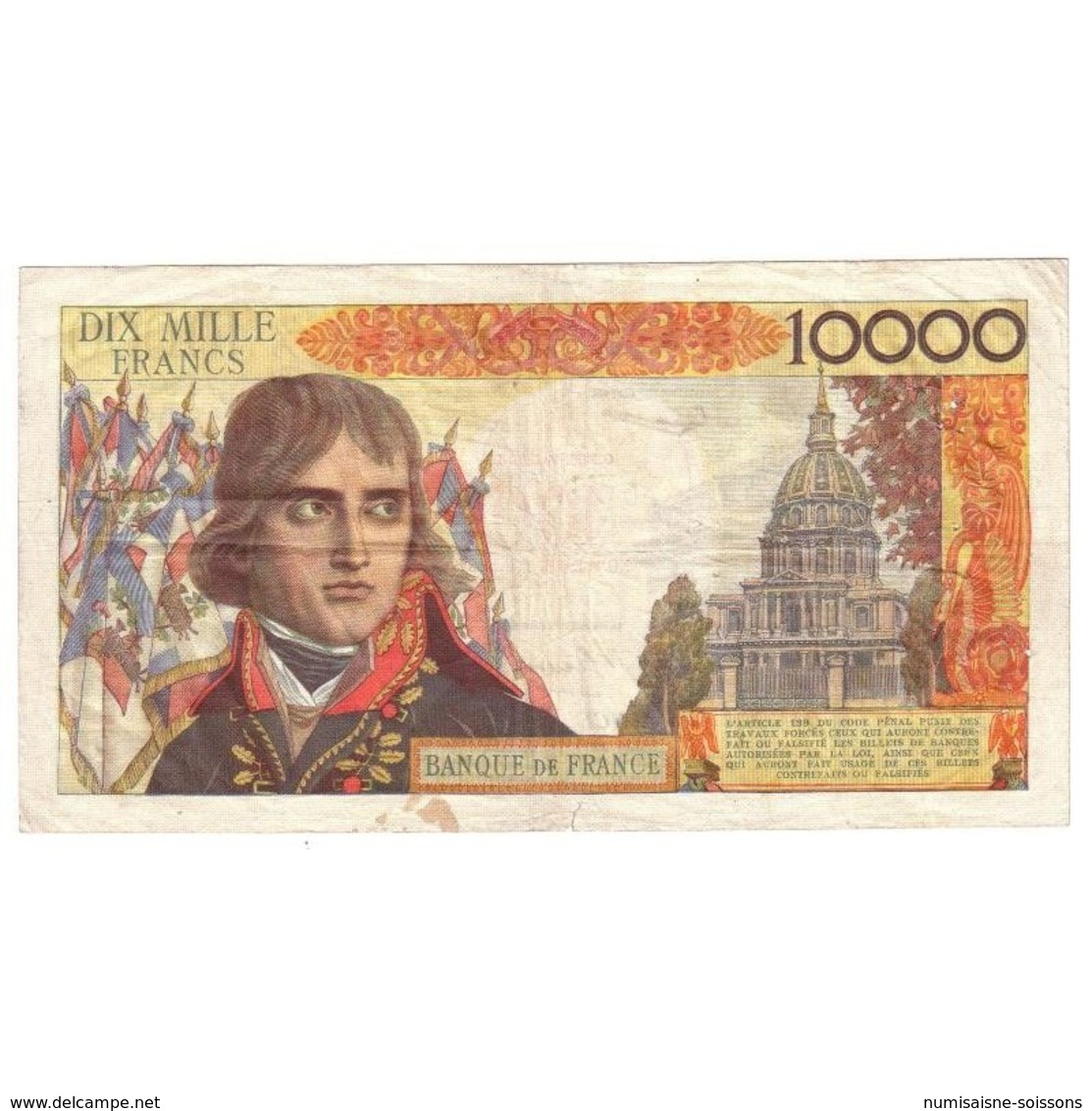 FAY 55/01 - 100 NF SUR 10000 FRANCS BONAPARTE - 30/10/1958 - TB+ - PICK 140 - - 1955-1959 Surchargés En Nouveaux Francs