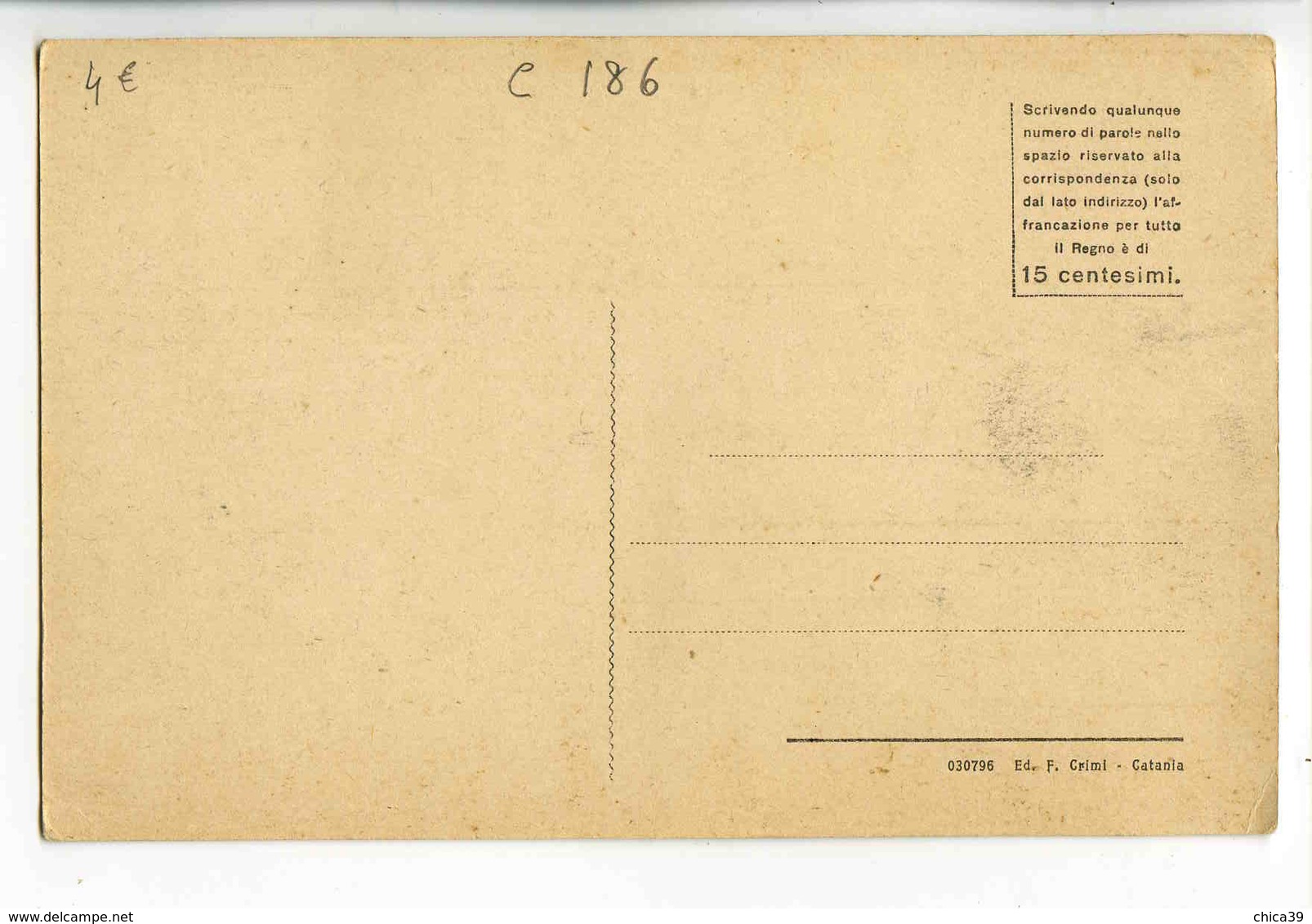 C 186  -    Saluti Da Catania  -  Carro Siciliano - Altri & Non Classificati