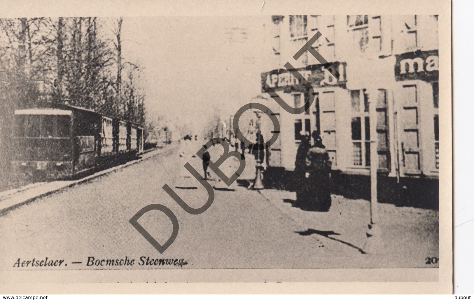 Postkaart/Carte Postale (Kopie!) AARTSELAAR Boomsche Steenweg Tram  (O428) - Aartselaar