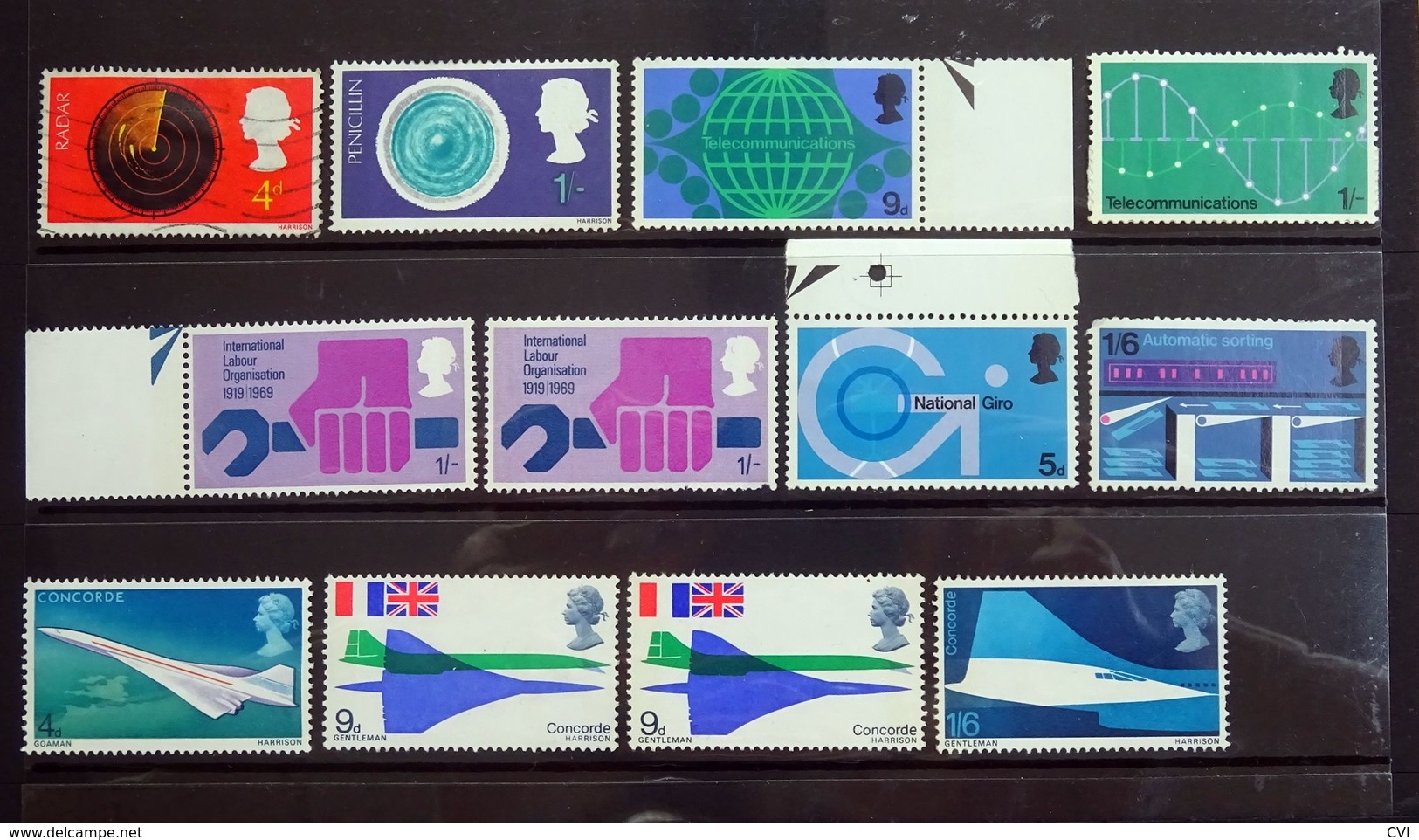 GB QEII Pre-Decimal & Decimal, Mint Never Hinged & Mint Hinged Selection. (MNH & MH) - Collections