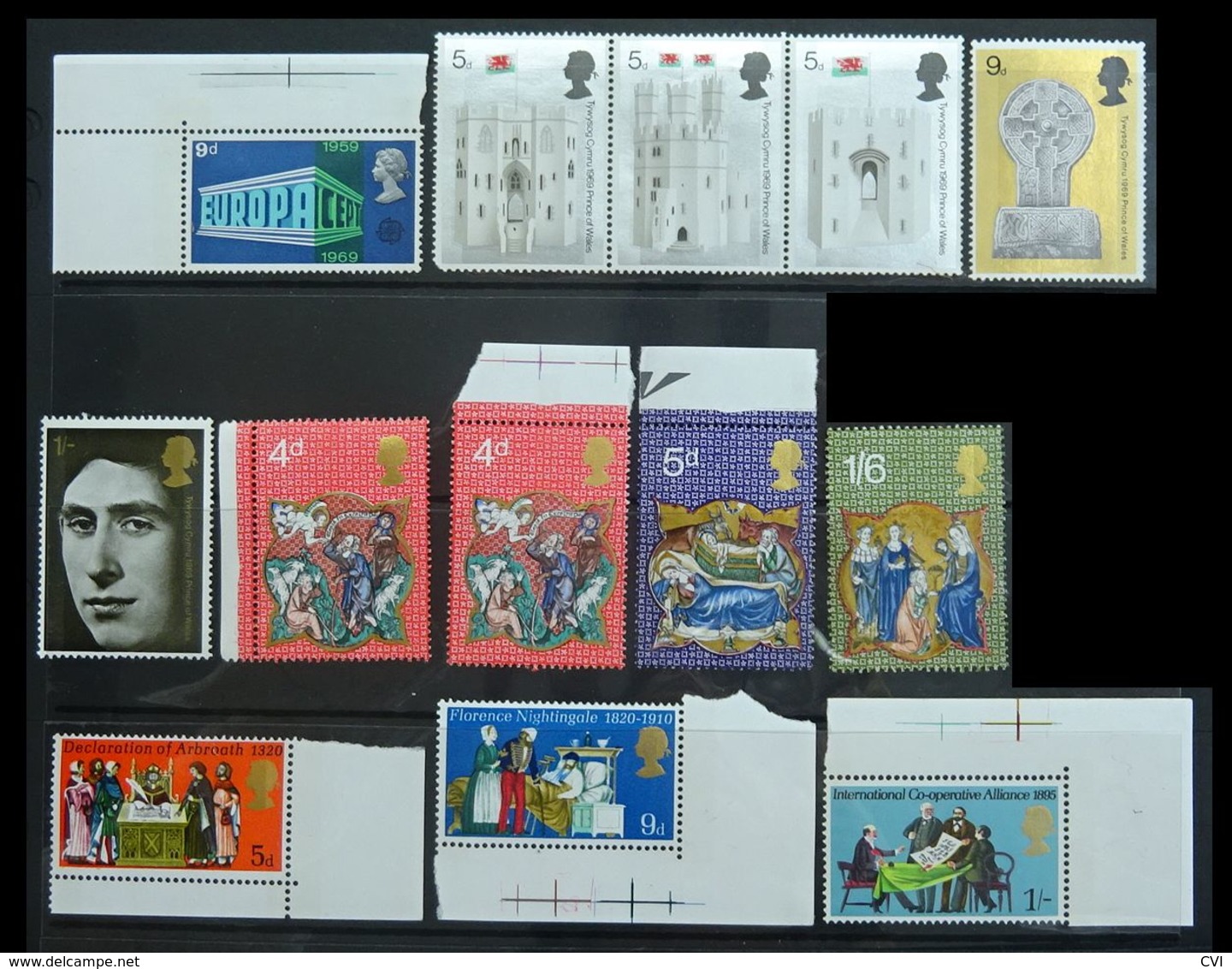 GB QEII Pre-Decimal & Decimal, Mint Never Hinged & Mint Hinged Selection. (MNH & MH) - Collections