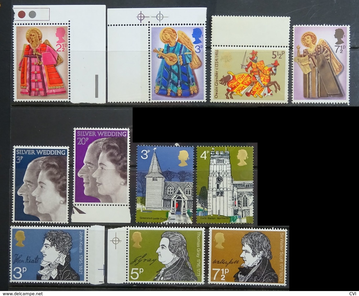 GB QEII Pre-Decimal & Decimal, Mint Never Hinged & Mint Hinged Selection. (MNH & MH)