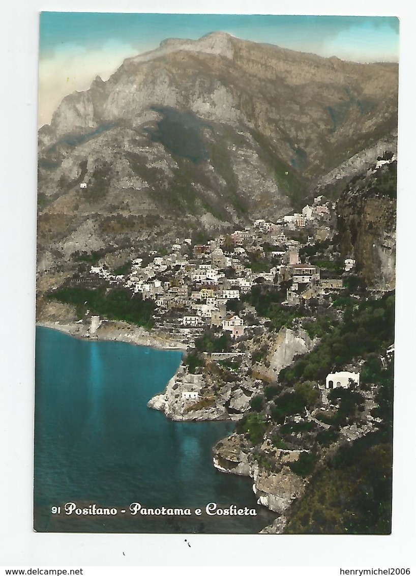 Italie Italia Italy Campania Salerno Positano Panorama E Costiera Ed Cinque Savino Regina - Salerno