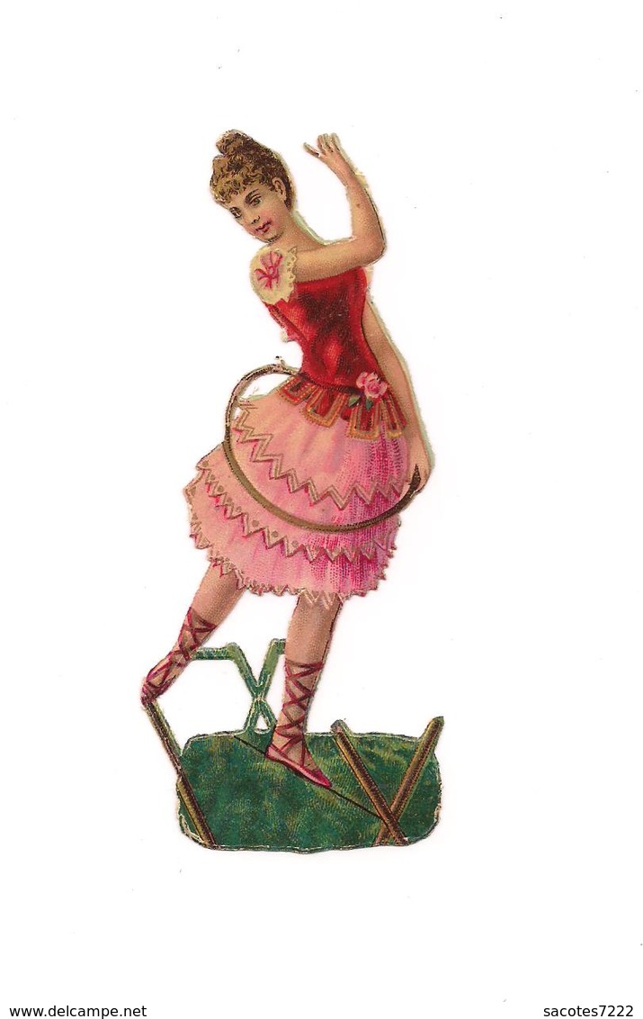 DECOUPI GAUFFRE PETITE FILLE DANSEUSE - CIRQUE - - Enfants