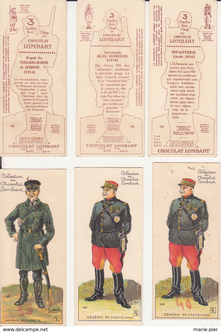 Collection Du Chocolat Lombart- Tenues Militaires - Lombart