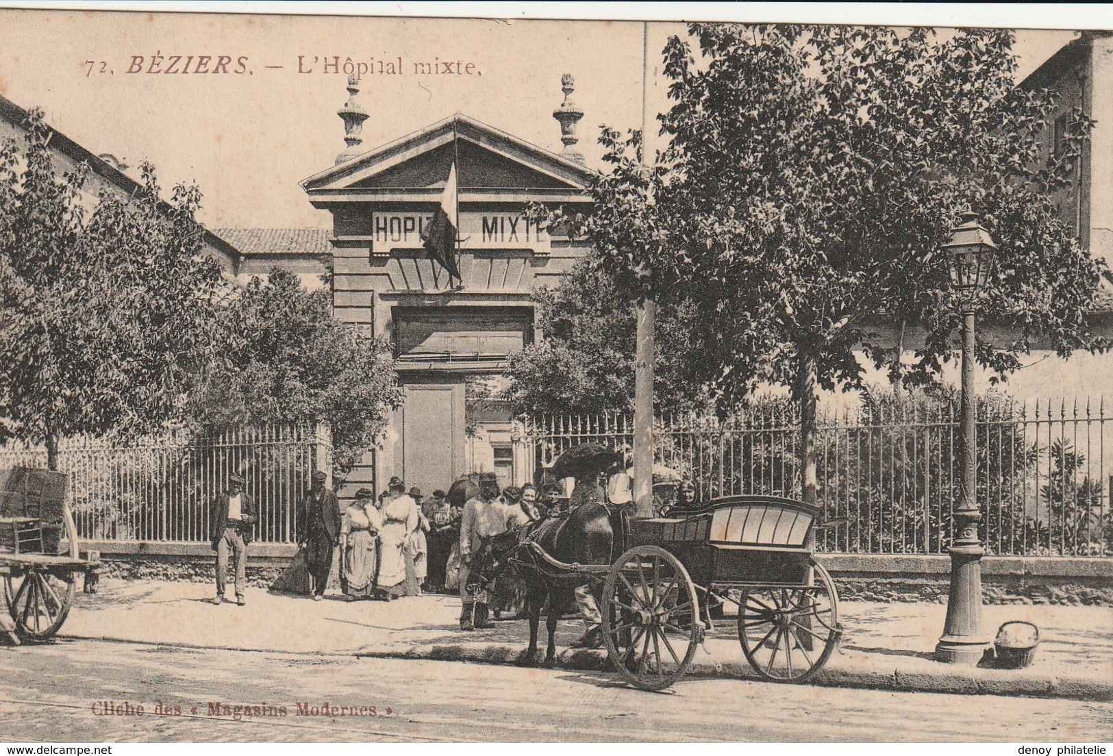 34/ Beziers -  Hopital Mixte - Trés Beau Plan - Beziers