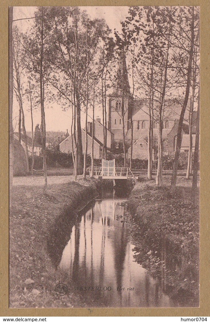 Westerlo Het Riet (1922). Gelopen Kaart. - Westerlo