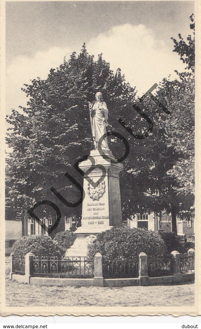 Postkaart/Carte Postale Herk-de-Stad H.Hart Monument, Markt (O403) - Herk-de-Stad