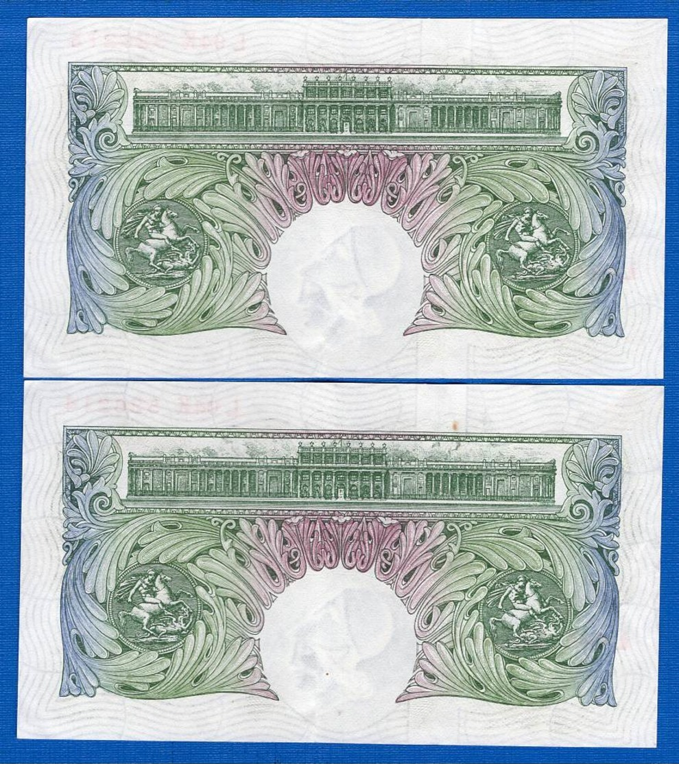 Uk 2 Billets Neuf 1975 /80  Suite - 1 Pound