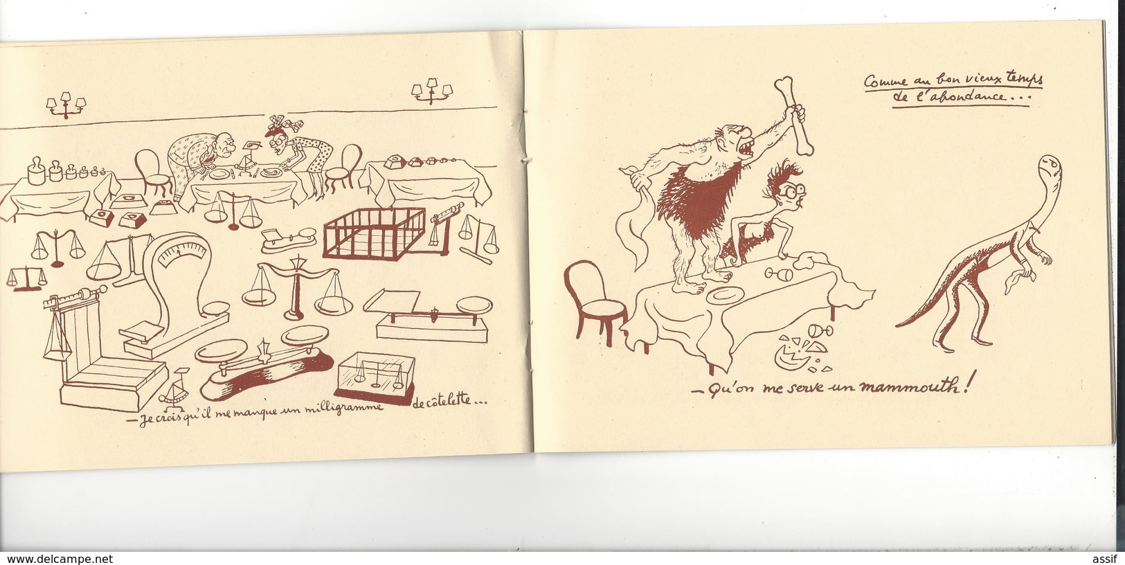 1942  DESSINS De SENNEP Société Des Grands Hôtels De Vichy  , Br. Couv. + 30 P  ( 16 Illustr. ) - Other & Unclassified