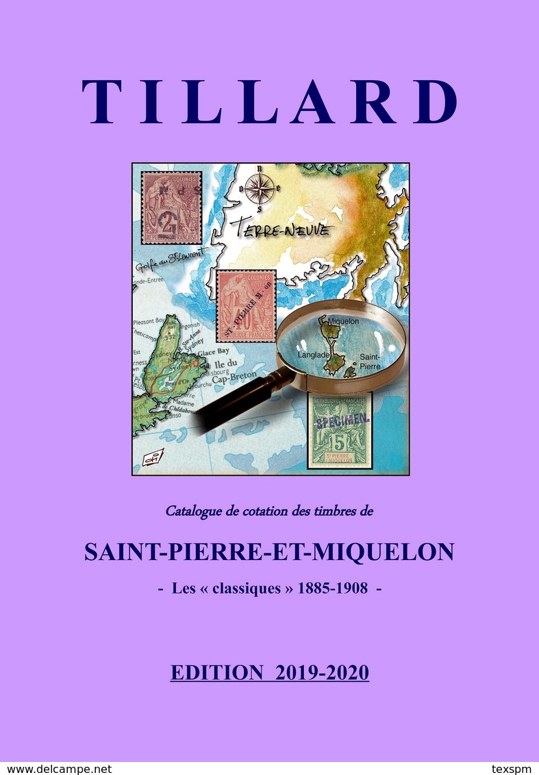 St-Pierre Et Miquelon Catalogue TILLARD 2019-20  + Port. - Nuevos