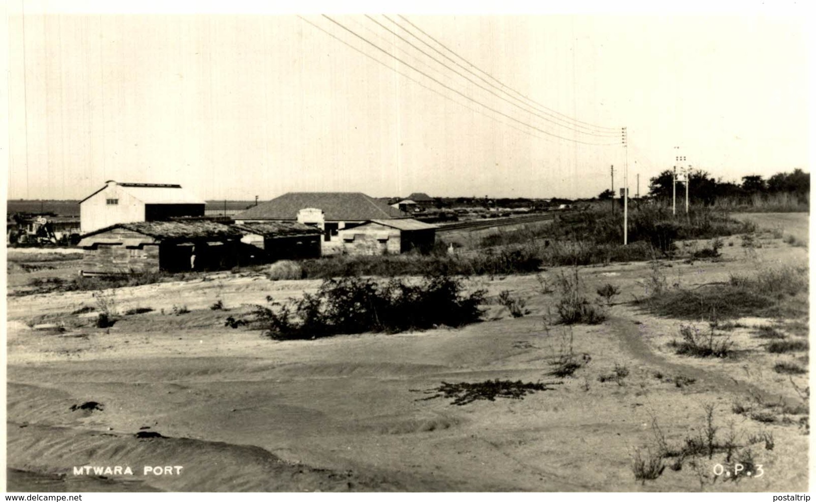 MTWARA PORT TANZANIA   RPPC - Tanzanía