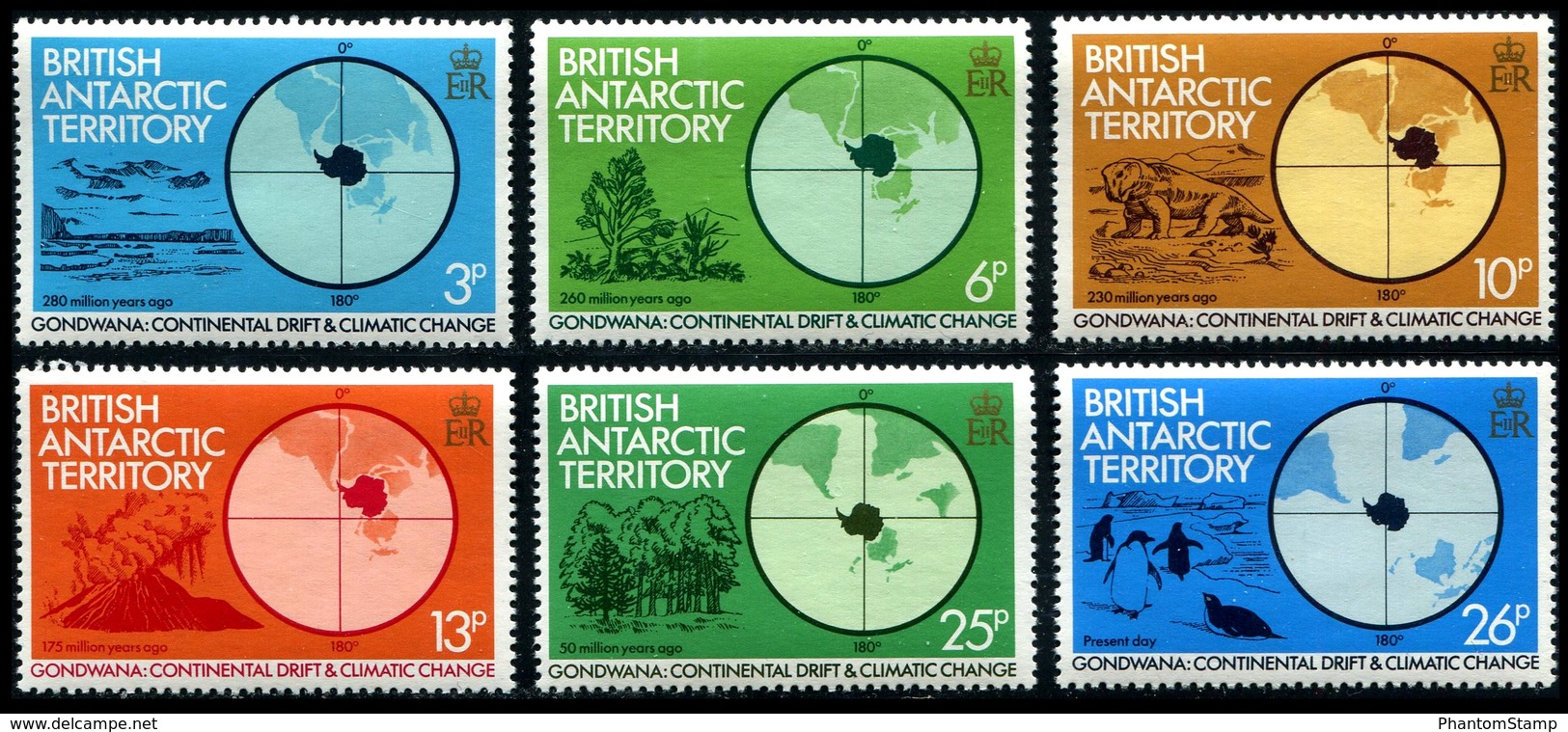 1982 British Antarctic Territory (6) Set - Unused Stamps