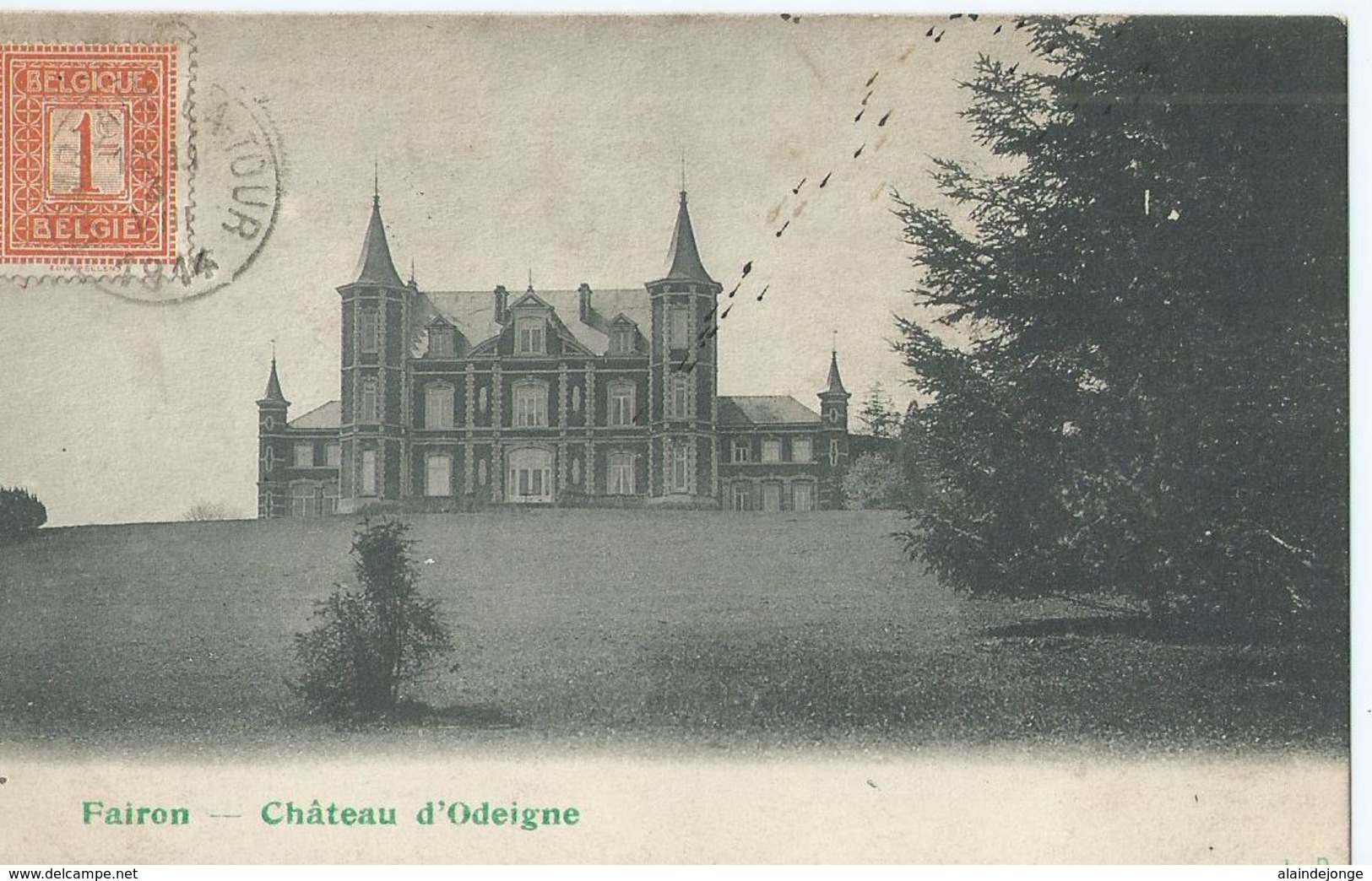 Fairon - Château D'Odeigne - 1914 - Hamoir