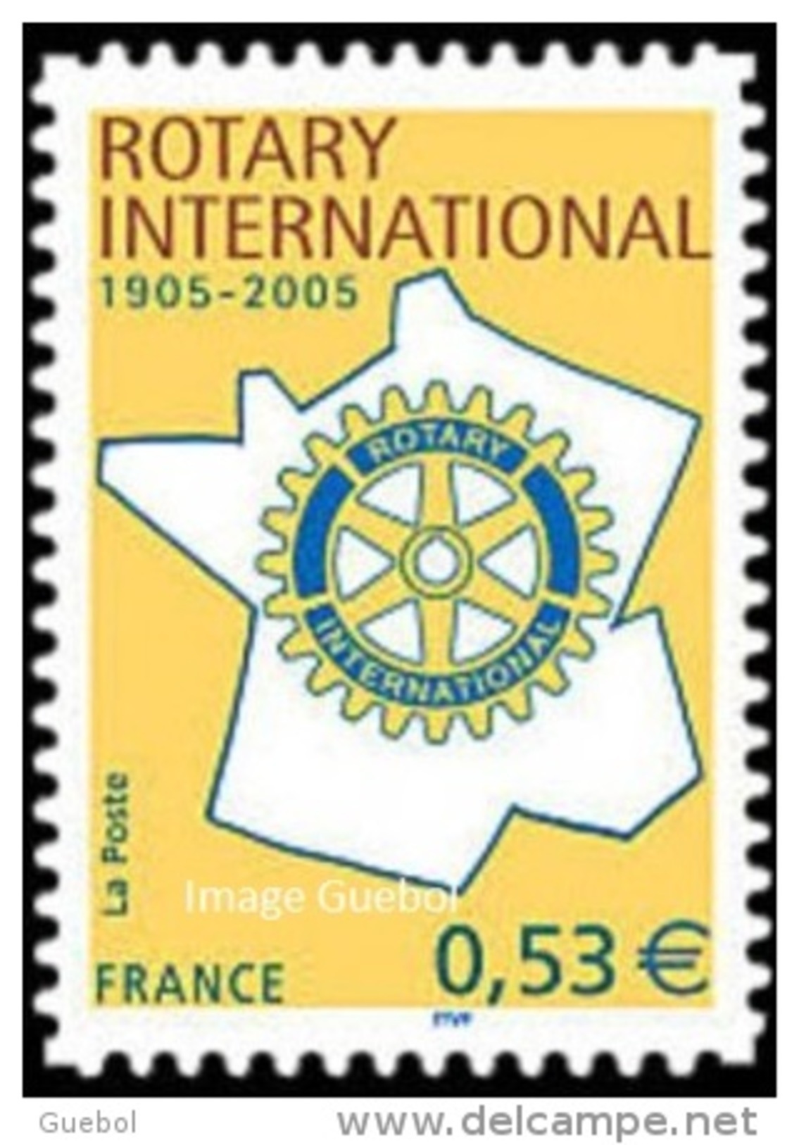 Autoadhésif(s) De France N°   52 ** Ou 3750 A - Centenaire Du Rotary - Neufs