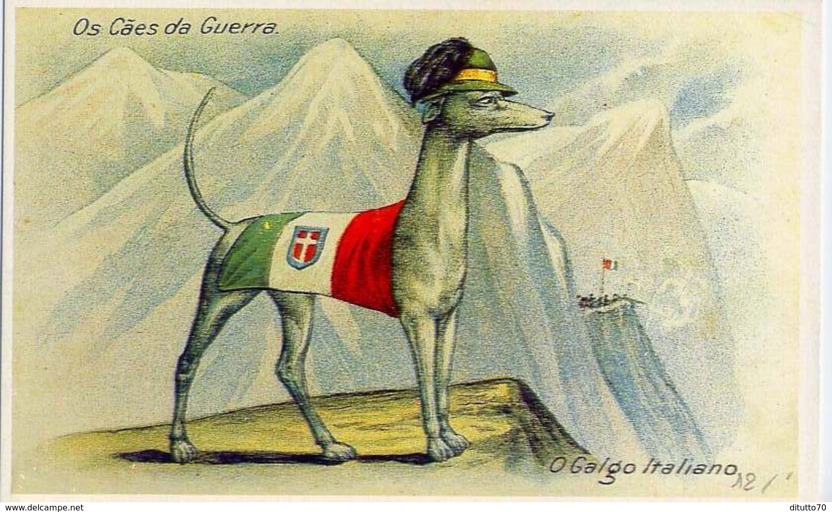 I Cani Della Guerra - Il Leviero Italiano - Patriottiche - Italia 1915 - Riproduzione Da Originale - Altri & Non Classificati