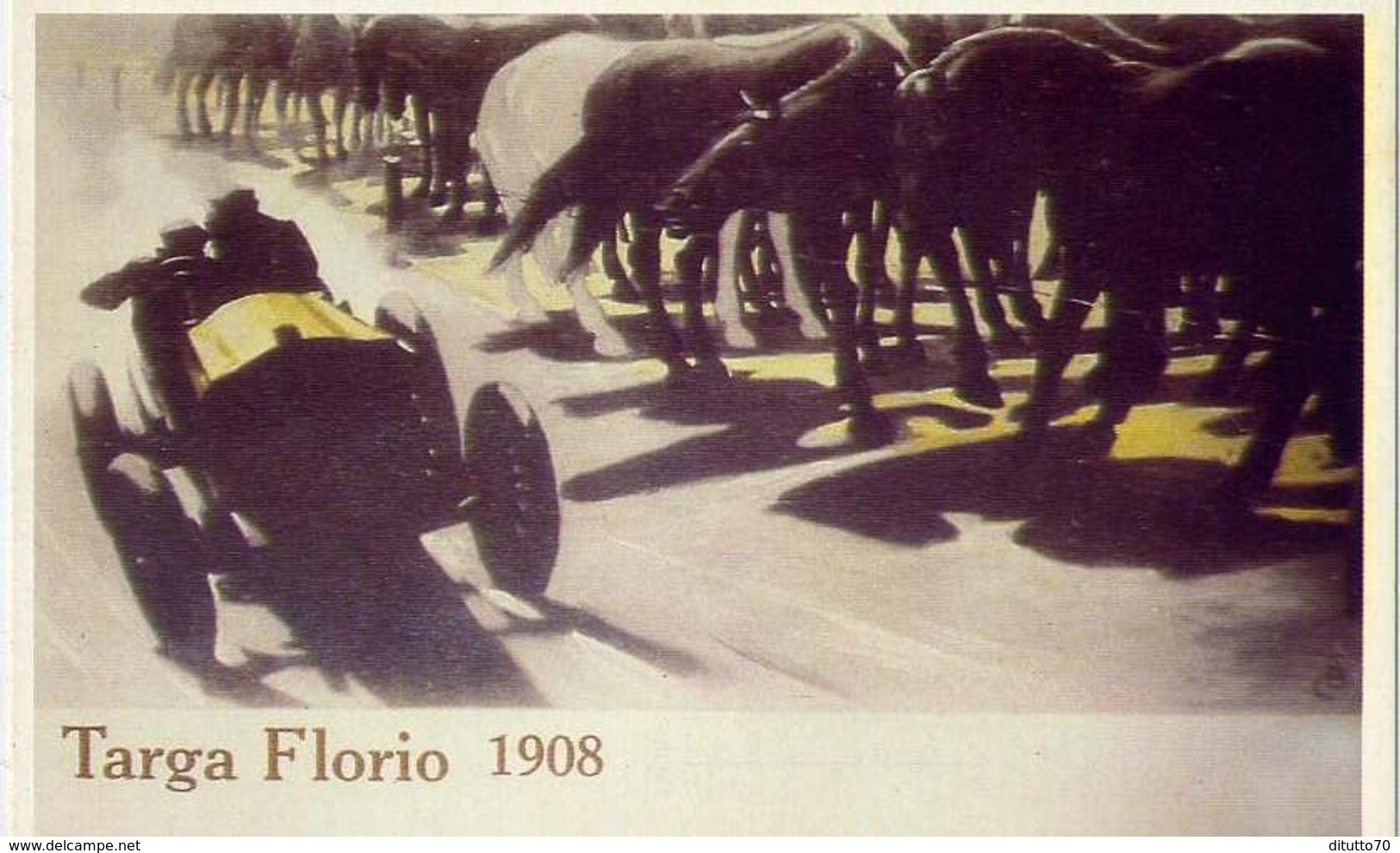 Targa Fkorio 1908 - Duilio Cambellotti - Italia 1908 - Riproduzione Da Originale - Altri & Non Classificati