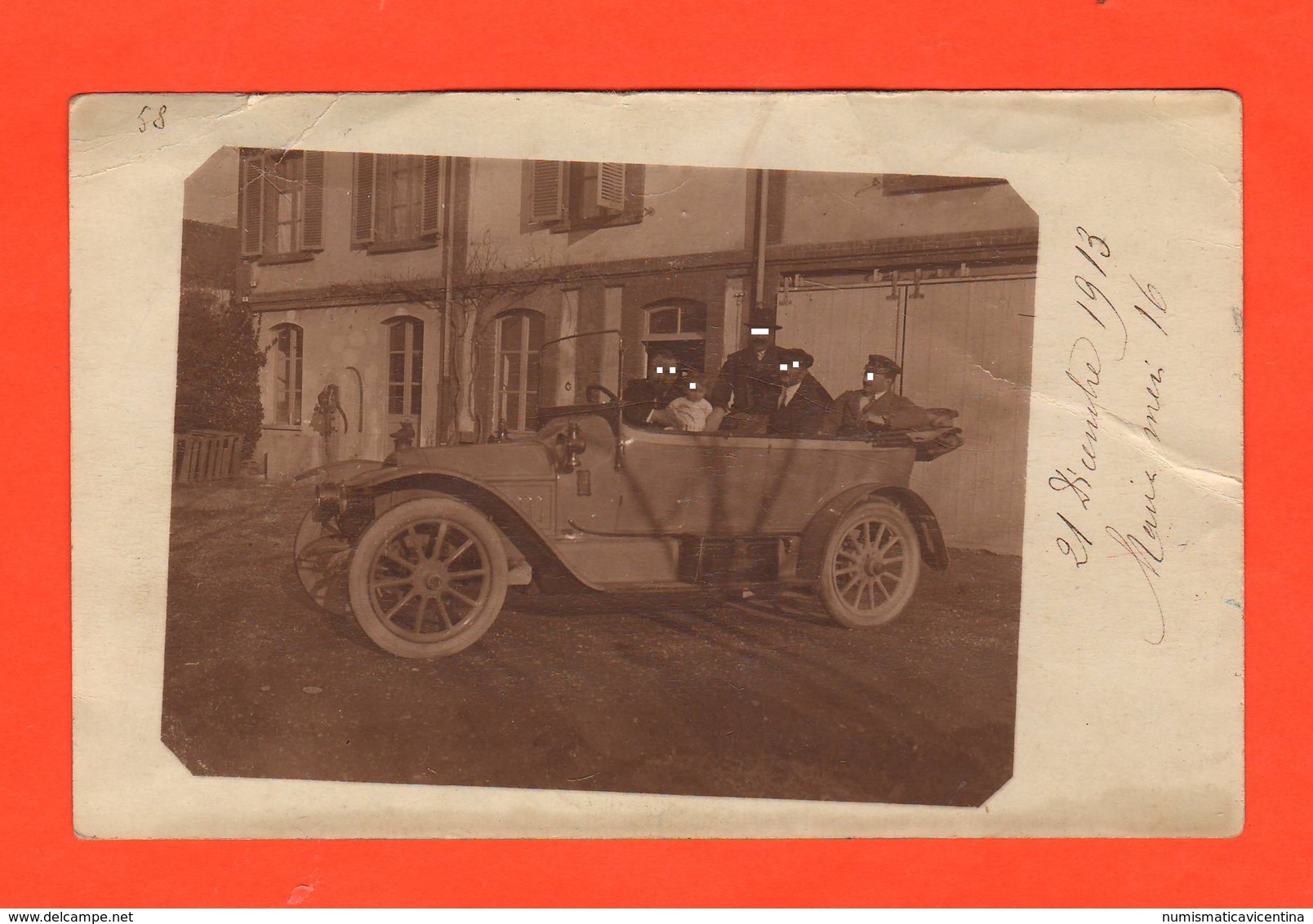 Vecchie Auto Foto Anno 1913 Old Cars Original Photo - Automobili