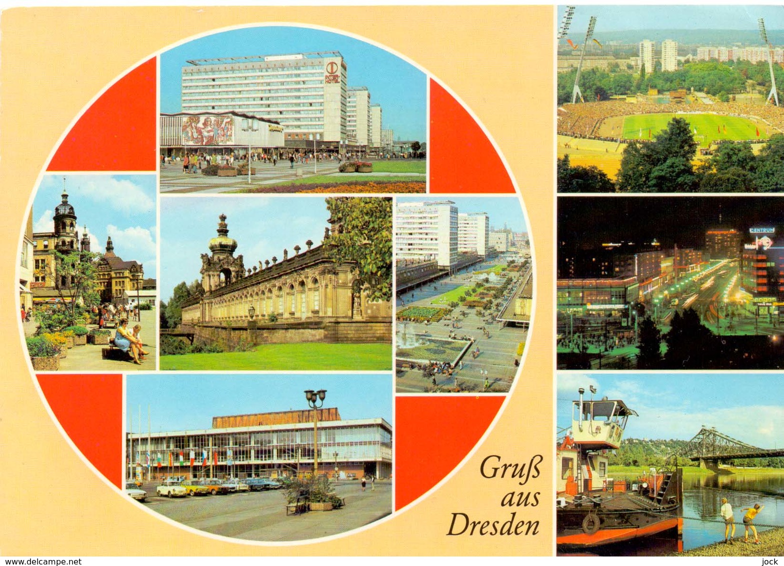 Postcard Stadium Dresden Stadion Stadio - Estadio - Stade - Sports - Football -  Soccer - Fútbol