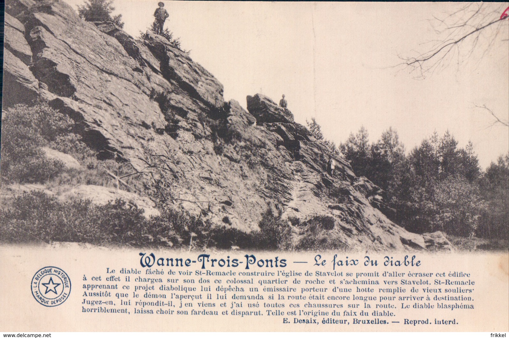 Wanne-Trois-Ponts Le Faix Du Diable - Trois-Ponts