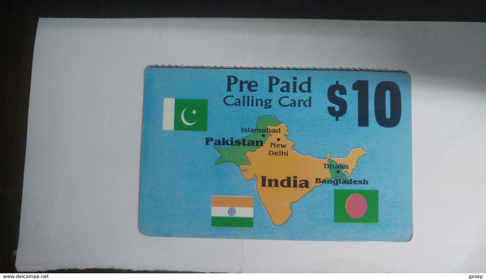 India-prepiad Card-(86)(10$)(1card)()(look Out Side)-used Card+2 Card Prepiad Free - Inde