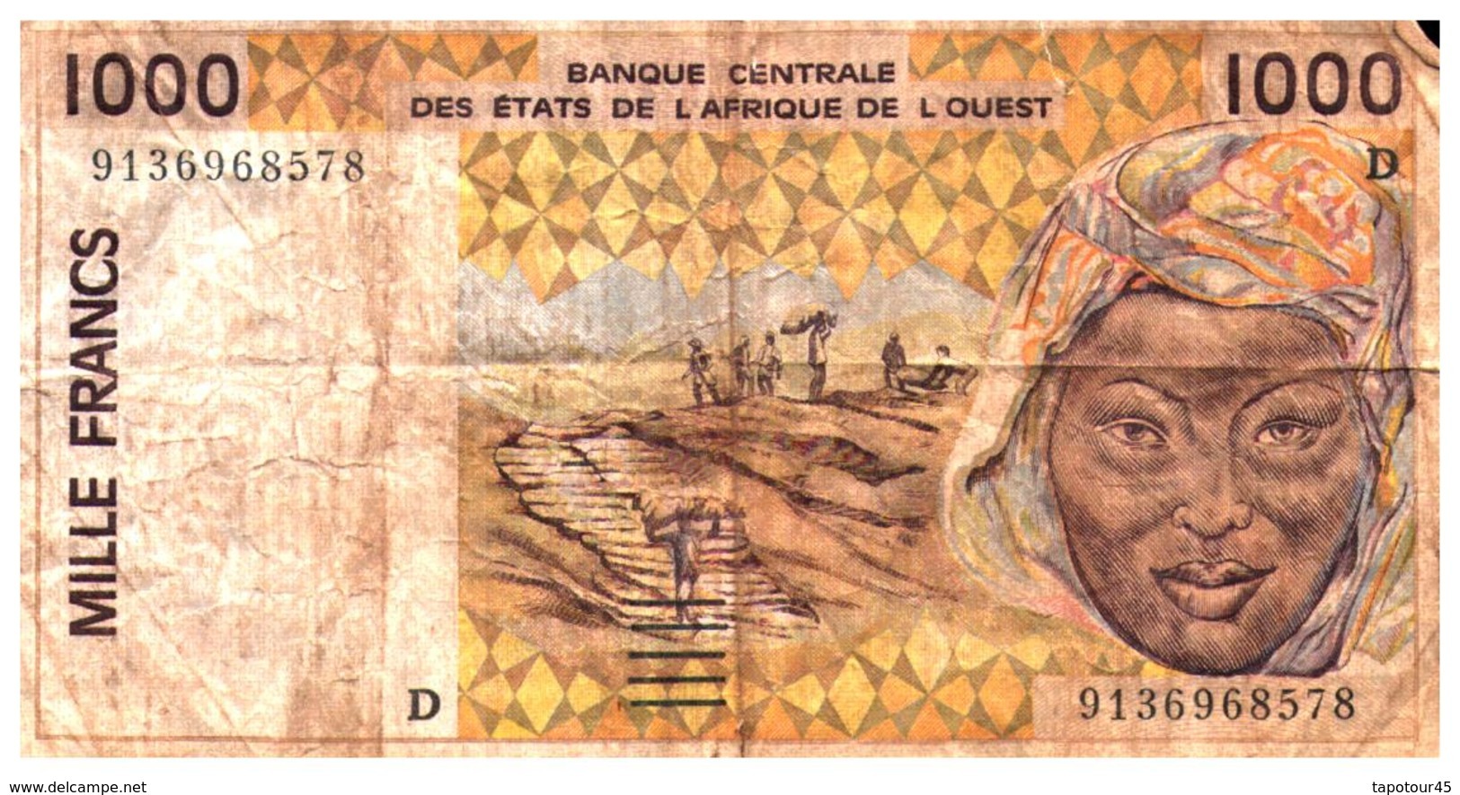 Billets > Autres - Afrique 1000 Francs - Altri – Africa