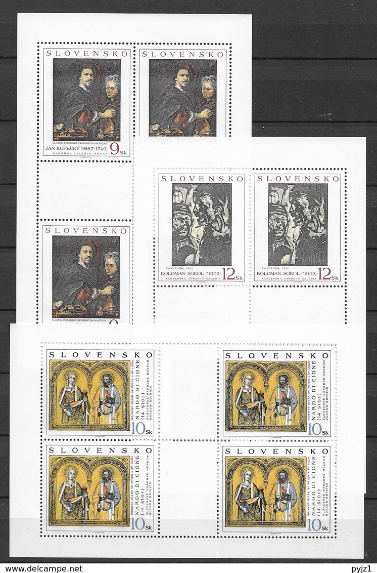 1997 MNH Slowakei, Slovensko, Kleinbogen,  Postfris** - Hojas Bloque