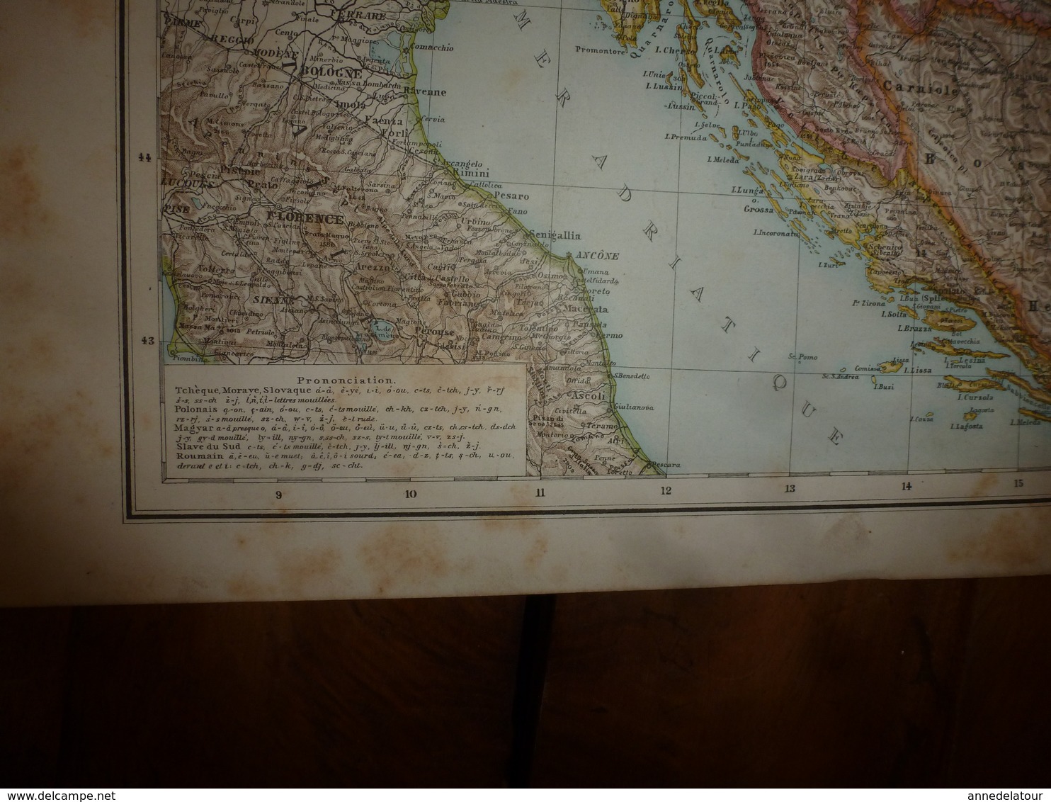 1884 Carte Géographique :Recto (Monarchie Austro-Hongroise) ; Verso (Alpes Franco-Italiennes) , (Hongrie) Etc - Geographical Maps