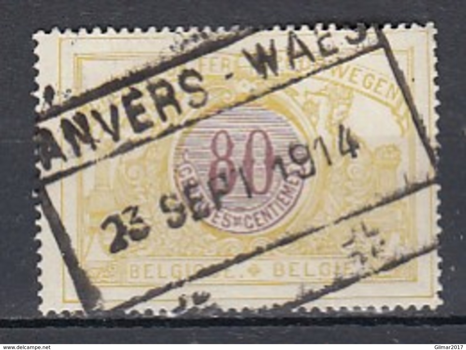 Tr 39 Gestempeld Anvers Waes - Other & Unclassified