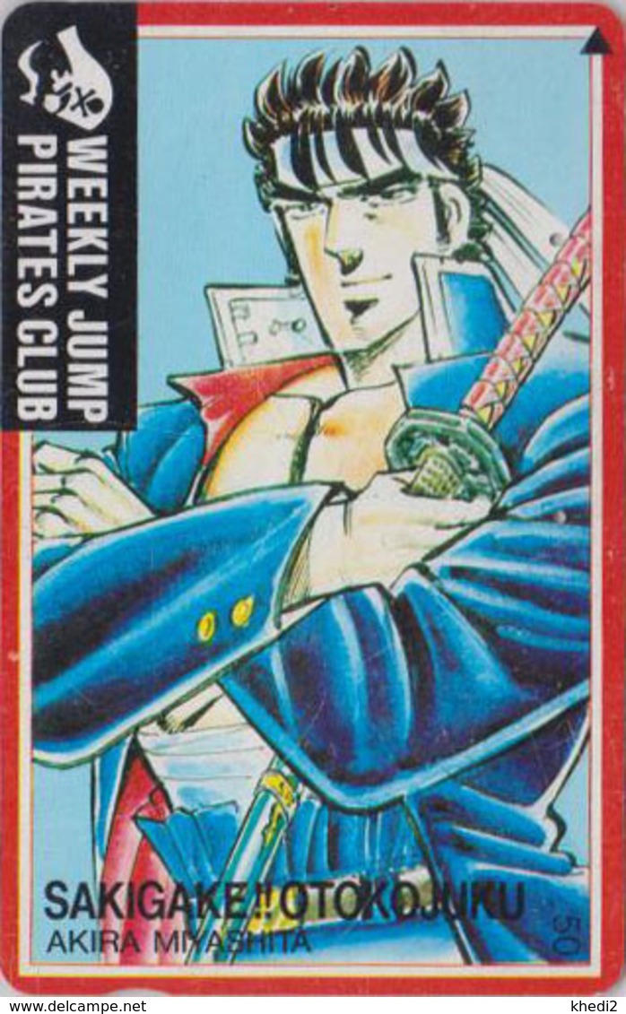 TC Japon / 110-011 - MANGA - WEEKLY JUMP PIRATES CLUB - SAKIGAKE - ANIME Japan Phonecard - 11002 - BD