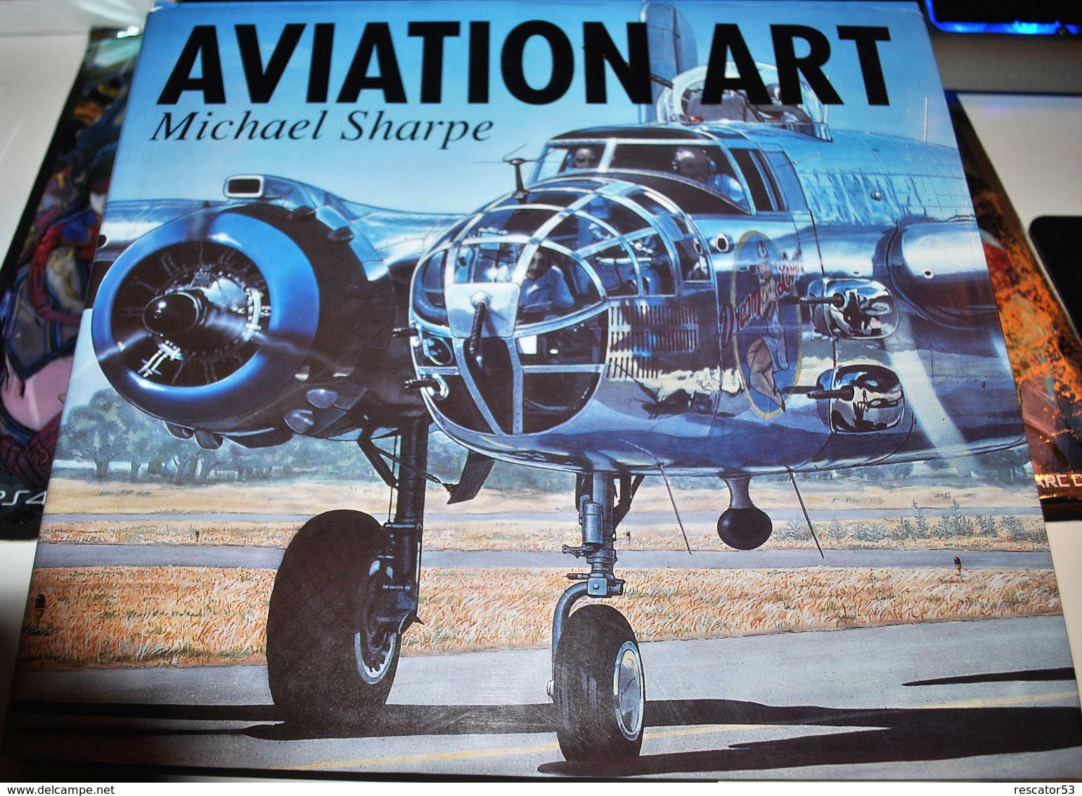 Rare Livre Aviation Art 208 Pages De Dessins Et Peintures D'avions - 1939-45