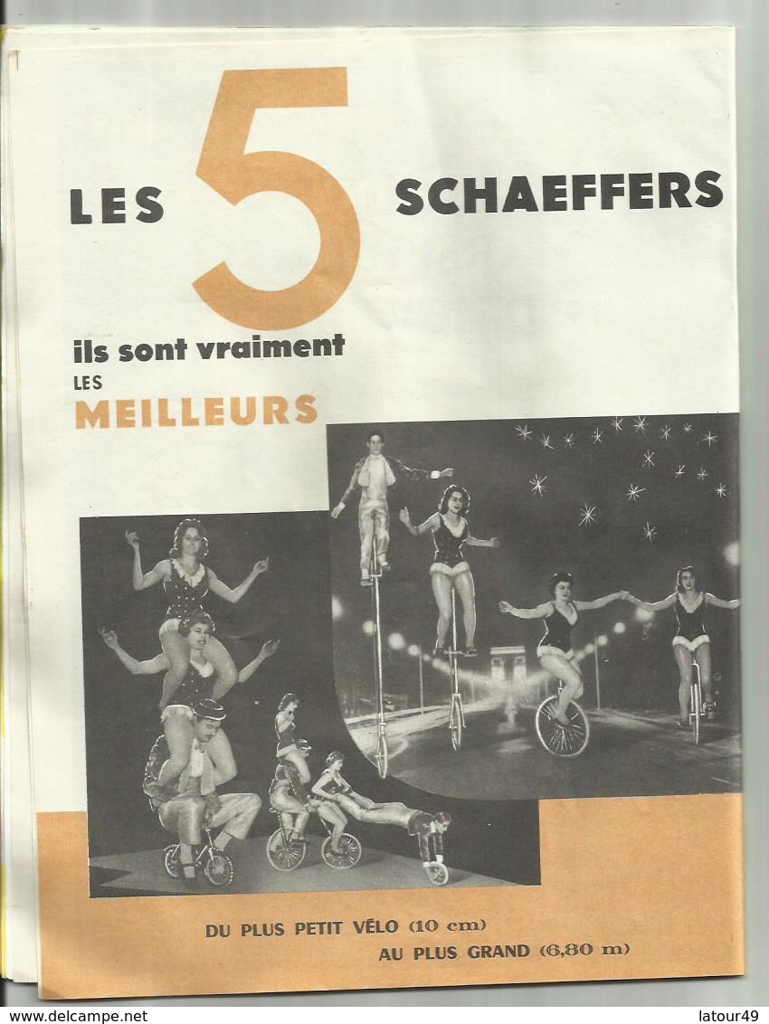 PROGRAME CIRQUE FRANCKI   1964  ACHILLE ZAVATTA  22 PAGES - Programas