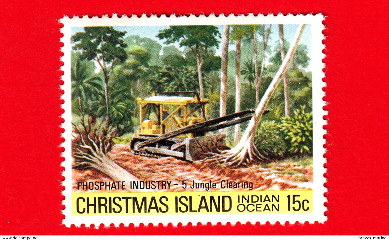 Nuovo - MNH - CHRISTMAS ISLAND  Isola Di Natale - 1980 - Industria Chimica - Phosphate - Jungle Clearing - 15 - Christmas Island