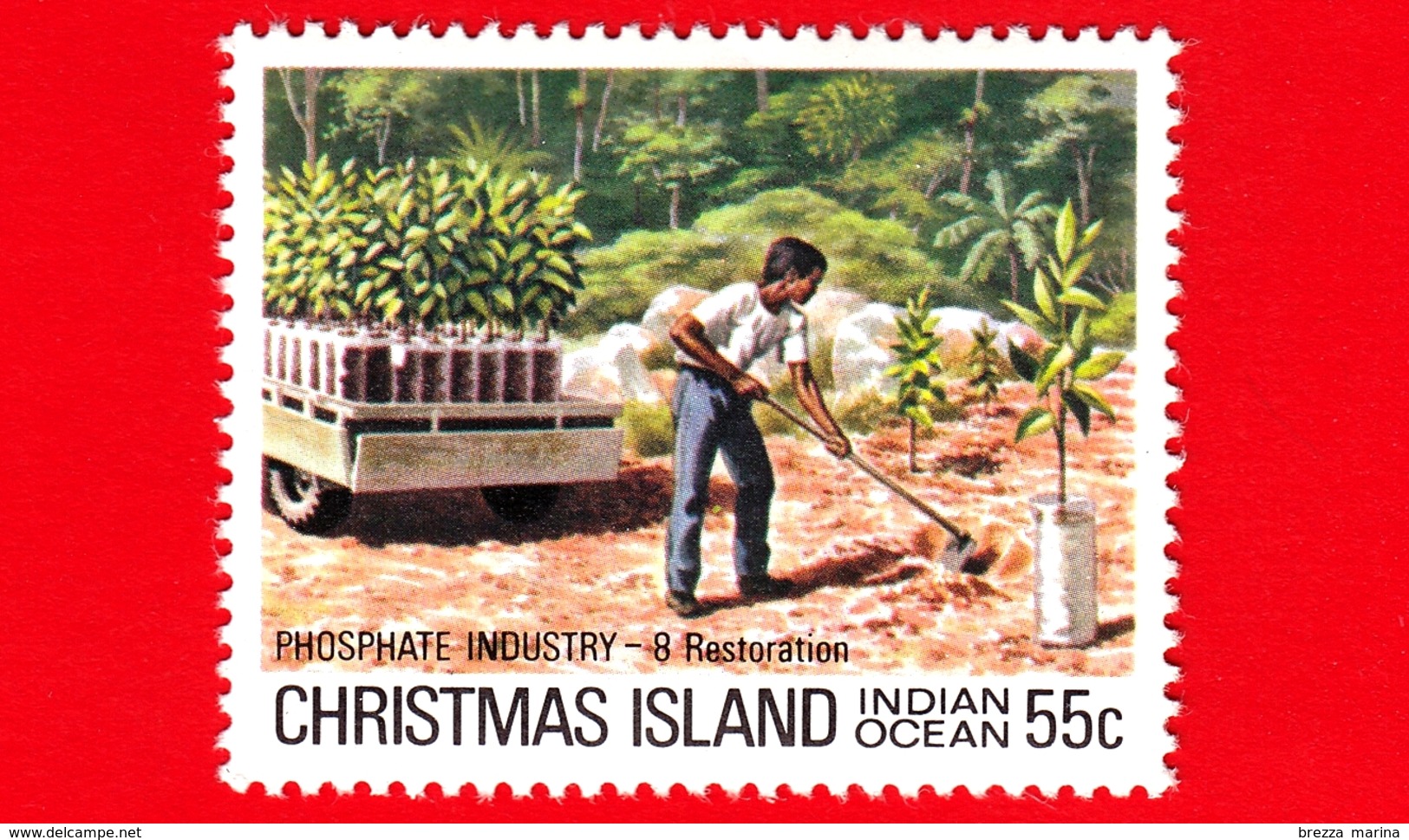 Nuovo - MNH - CHRISTMAS ISLAND  Isola Di Natale - 1980 - Industria Chimica - Phosphate - Restoration - 55 - Christmas Island
