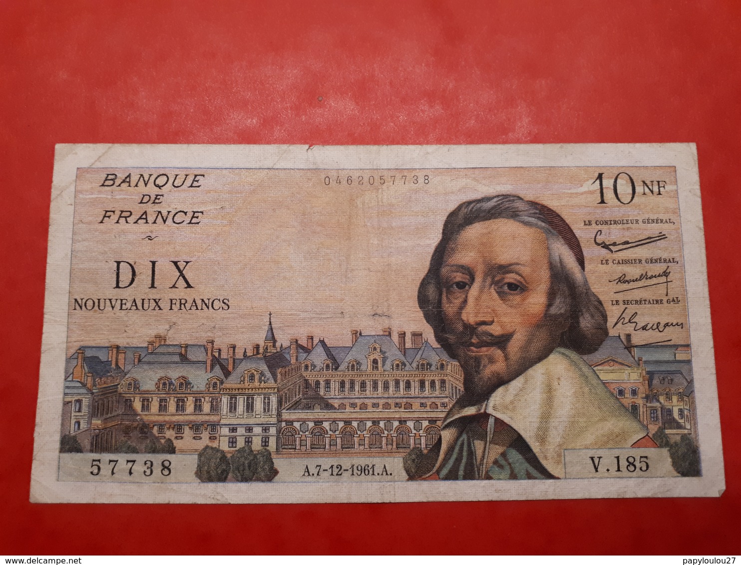 10 NF Richelieu Du 7/12/1961 - 10 NF 1959-1963 ''Richelieu''