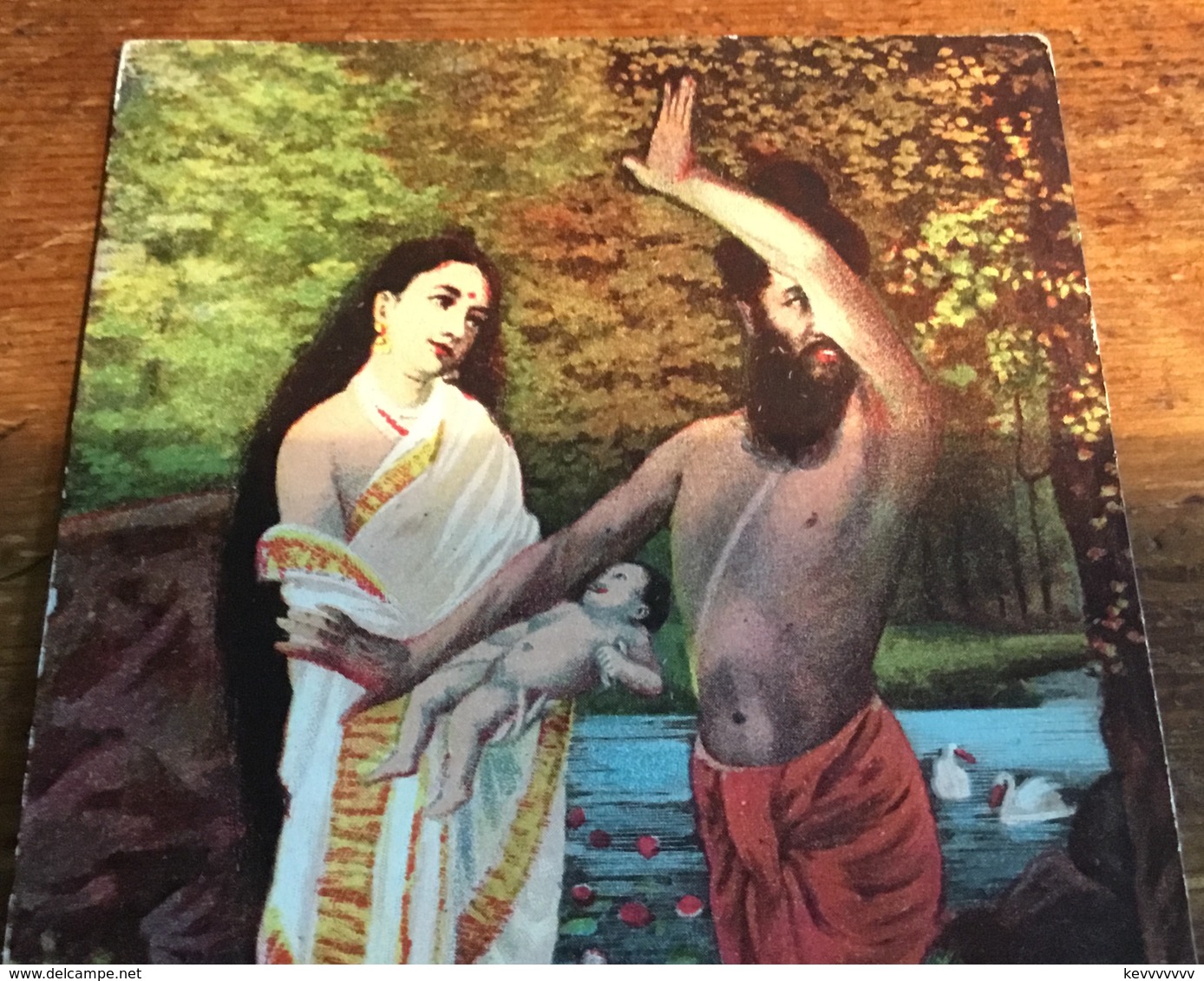 The Birth Of Shakuntala ~ (Victorian Postcard) - Fairy Tales, Popular Stories & Legends