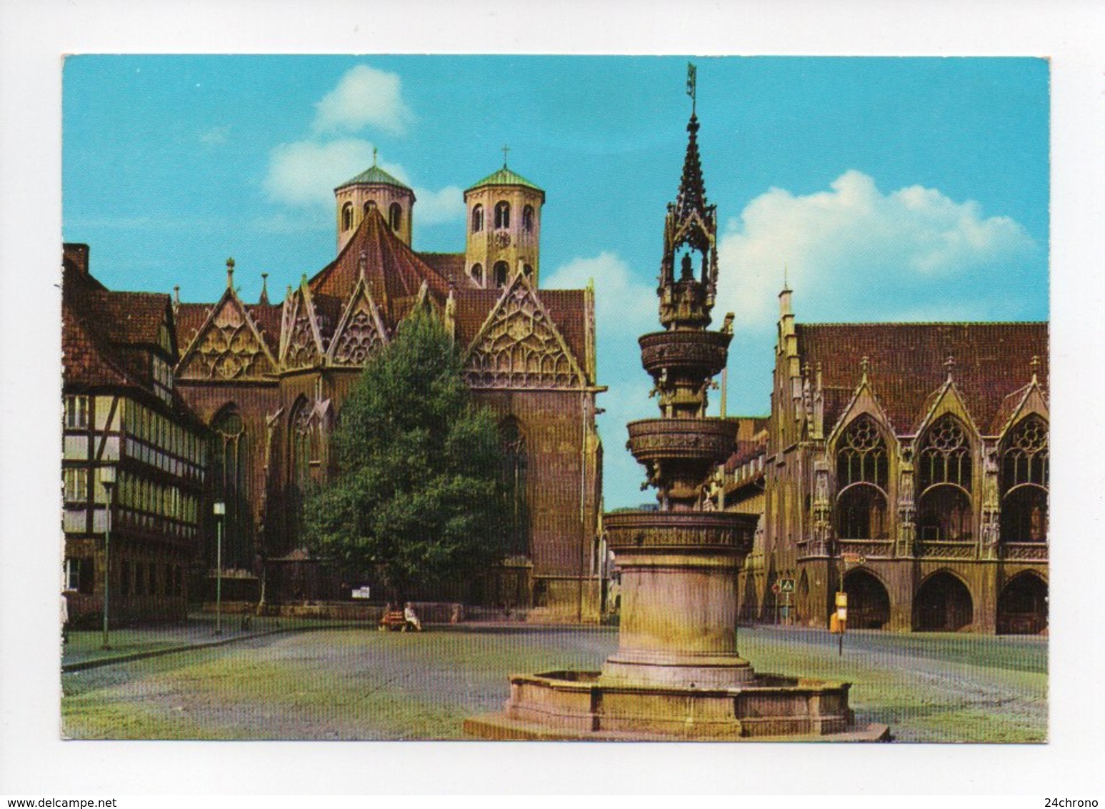 Allemagne: Basse Saxe, Braunschweig, Brunswick, Altstadtmarkt Mit Martinikirche, Marienbrunnen, Altstadtrathaus (19-455) - Braunschweig