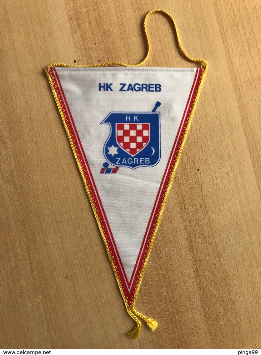 ICE HOCKEY CROATIA CLUB HK ZAGREB   PENNANT - Andere & Zonder Classificatie