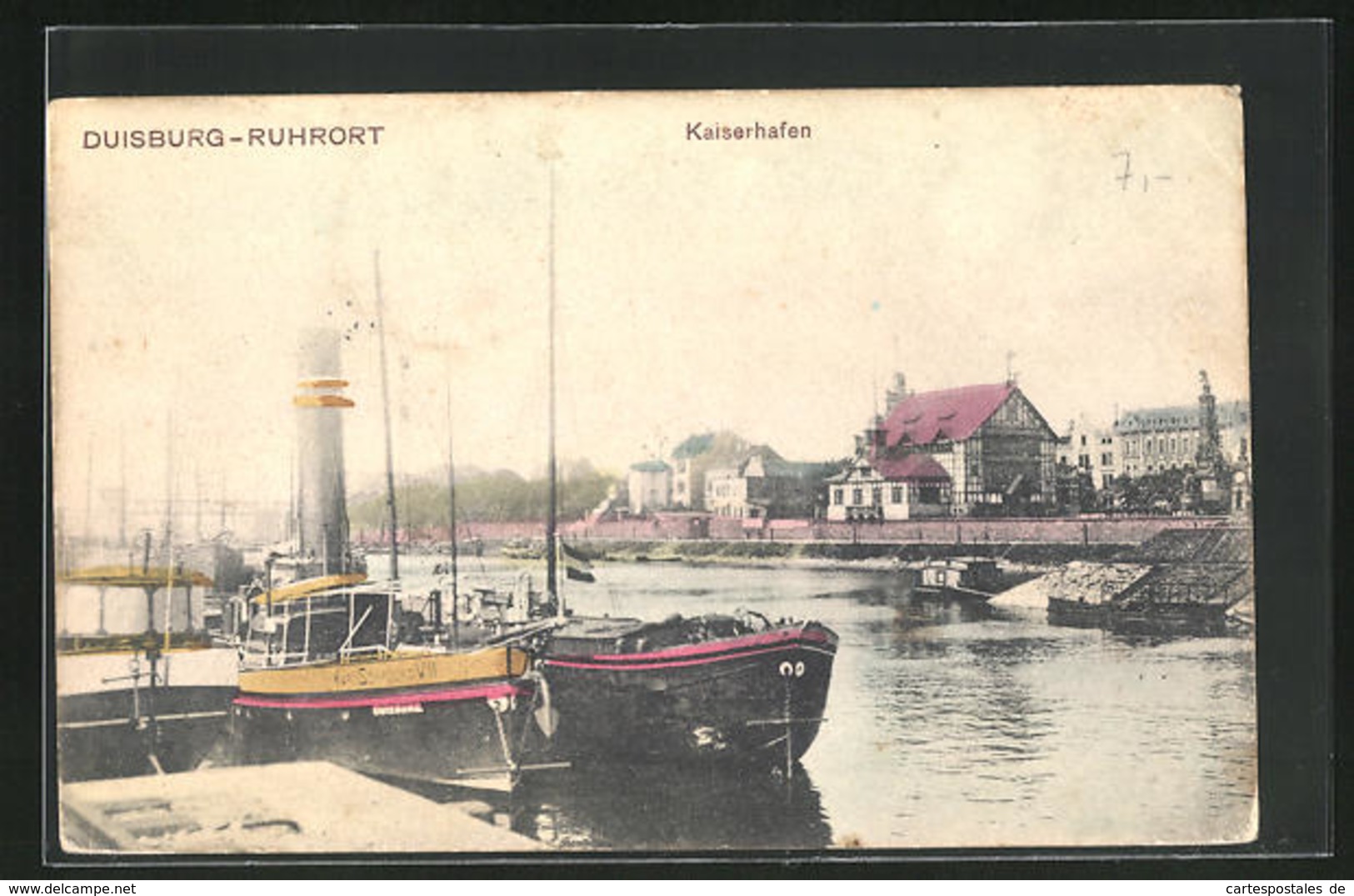 AK Duisburg-Ruhrort, Kaiserhafen - Duisburg