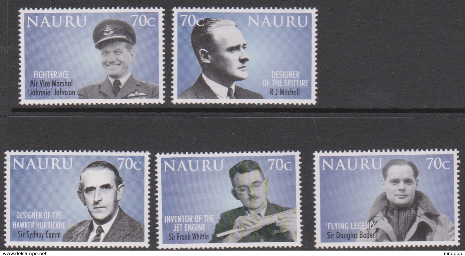 Nauru SG 664-668 2008 Royal Air Force, Mint Never Hinged - Nauru