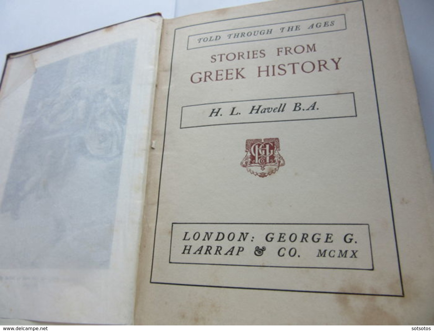 H L Havell - Stories From Greek History - 1910 - 1900-1949