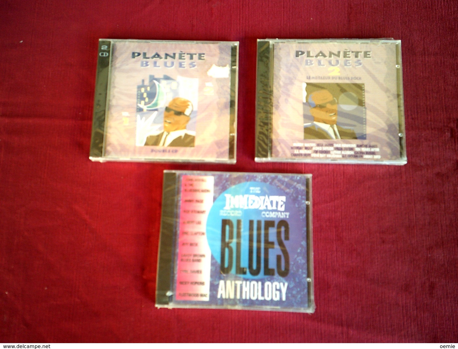 COMPILATION DIVERS VARIOUS ARTISTS LOT DE 3 CD ALBUM  DE BLUES   + 80 TITRES - Volledige Verzamelingen