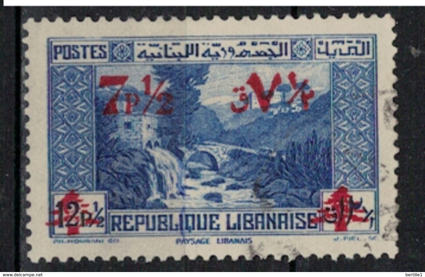 GRAND LIBAN      N°  YVERT   185      OBLITERE       ( O   3/ 35 ) - Oblitérés