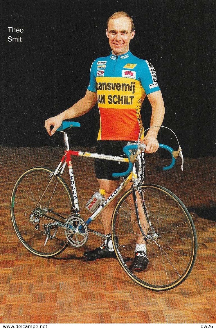 Cycliste Theo Smit, Equipe De Cyclisme Professionnel: Team Transvemij, Van Schilt, Holland 1986 - Sport