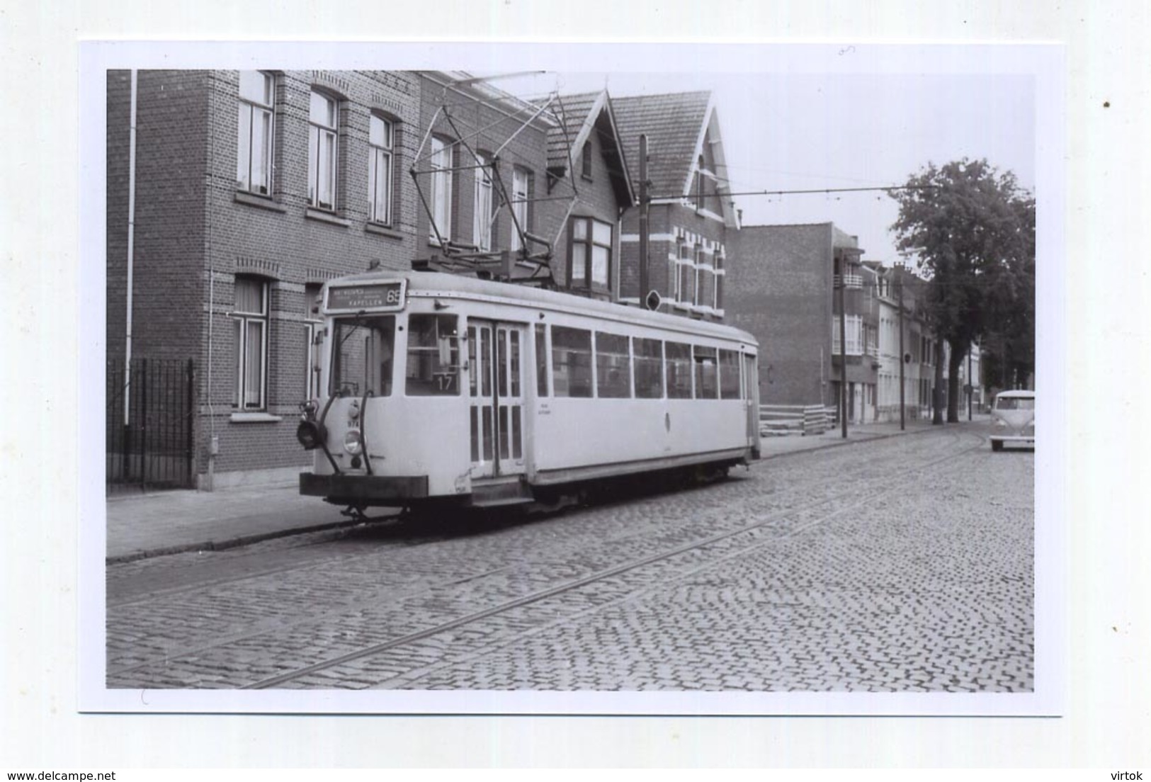 KAPELLEN : Terminus-passage A Niveau  :  Vicinale ( TRAM )  ( Foto Van Oude Cliché 1964 - 15 X 10 Cm ) - Kapellen